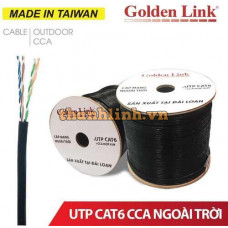 Cáp mạng Golden Link CAT.6 UTP CCA ngoài trời TW1105-PE (305 mét)